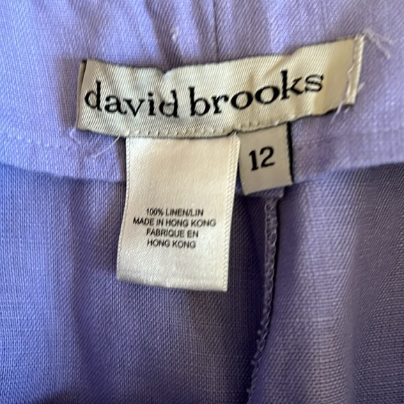 Lavender Linen Pants - Picture 3 of 4